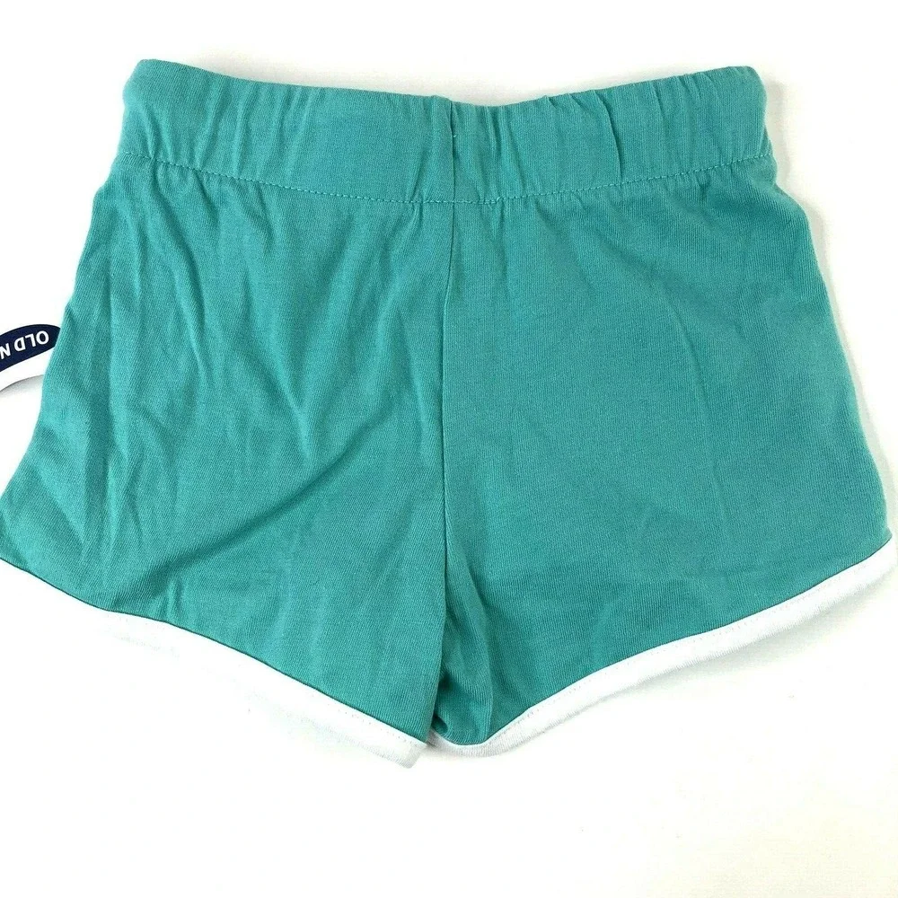 Old Navy Girl's Soft Shorts‎ Size XS 5 Green Elastic Waist NEW